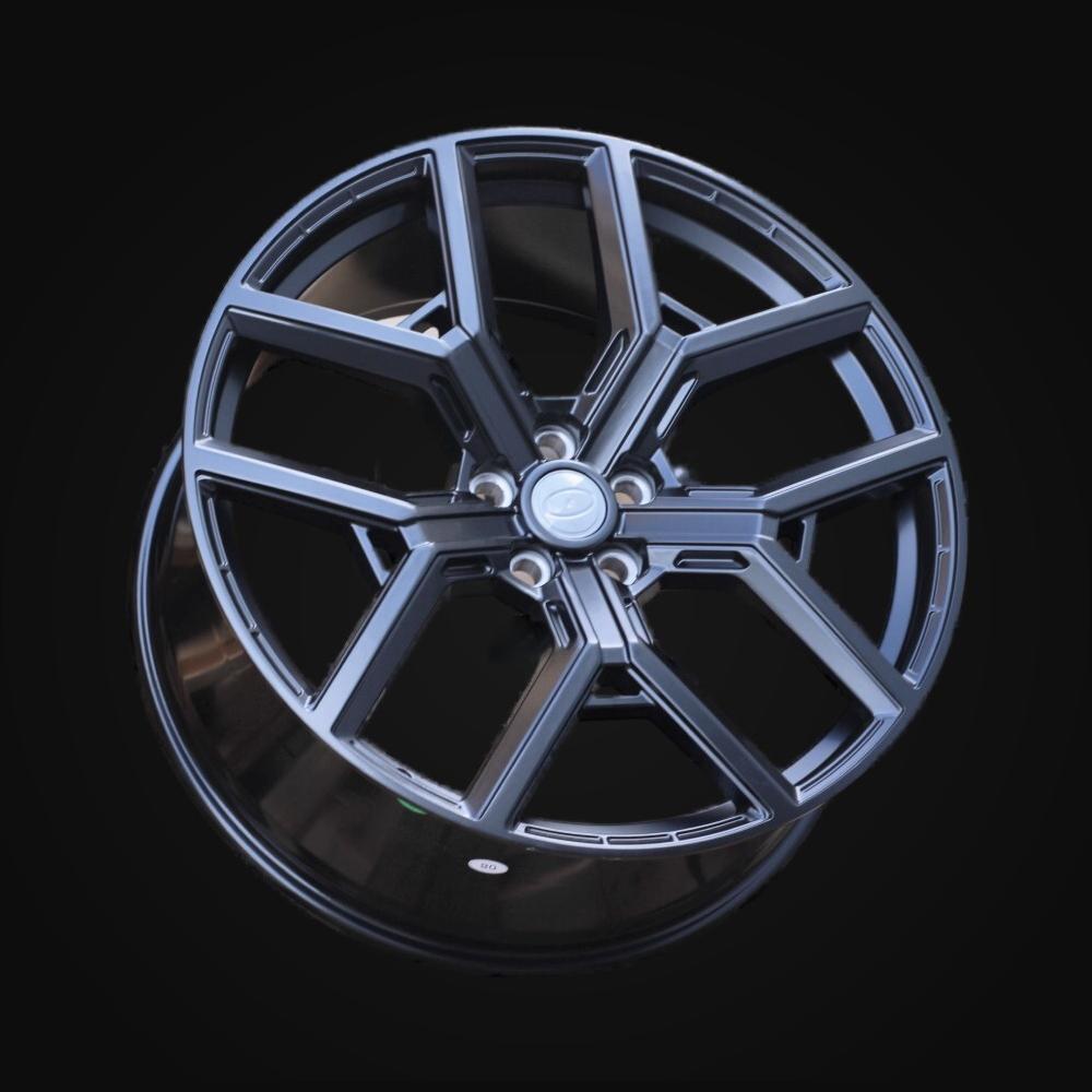 Wheel R22x9.5J  5X120  ET  42.5  72.6  I5562  (FBX208J)  Black (BL)  For LAND  (P2)  (HYBRID FORGED (For M14x1.5J bolts))
