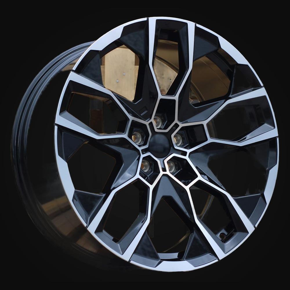 Wheel R21x9.5J  5X112  ET  36  66.6  I5592  (H3151F)  Black Polished (MB)  For BMW  (Z3)  (HYBRID FORGED New X7J)