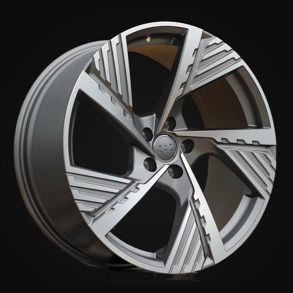 Wheel R22x9.5J  5X112  ET  36  66.5  I5639  Grey Polished Half Matt (MGHM)  For AUD  (Z5)  (Q8 E-tron)