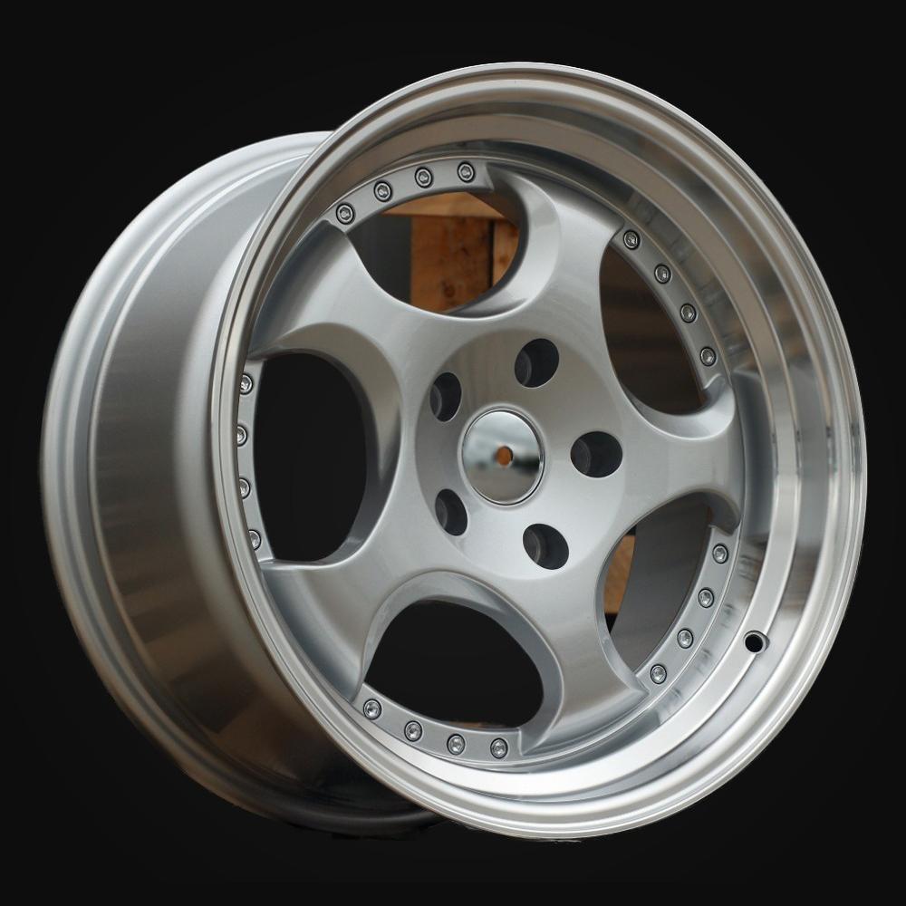 Wheel R17x8.5J  5X120  ET  25  74.1  L2384  Silver+Polished Lip (SP)  For BMW  (P1)  (REAR+FRONT)