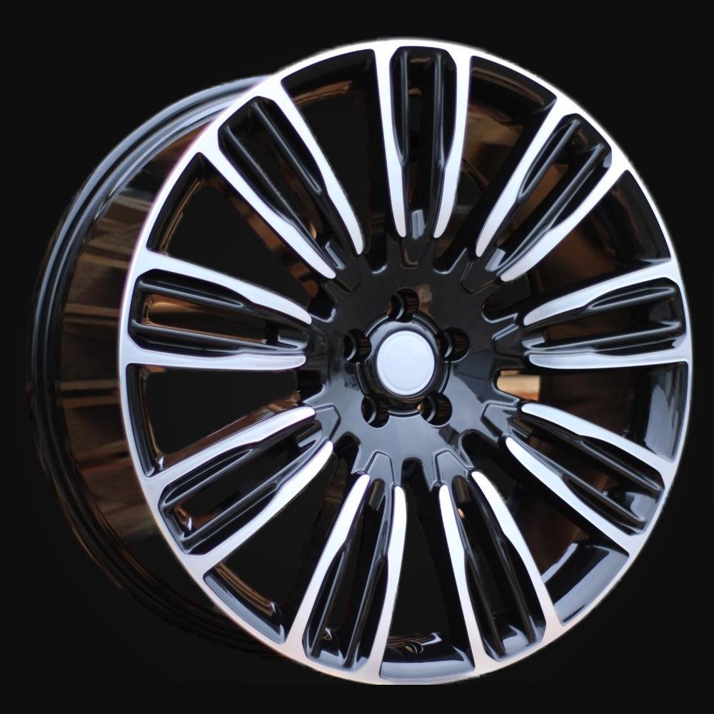 Wheel R22x9.5J  5X120  ET  45  72.6  XE136  (FBX207J)  Black Polished (MB)  For LAND  (P2)  (HYBRID FORGED)