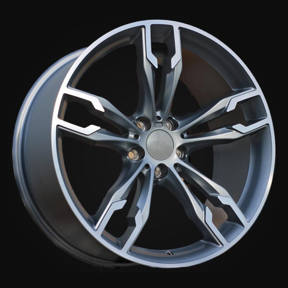 Wheel R20x8.5J  5X112  ET  27  66.6  XE169  Grey Polished Half Matt (MGHM)  For BMW  (P)  (Rear+Front)