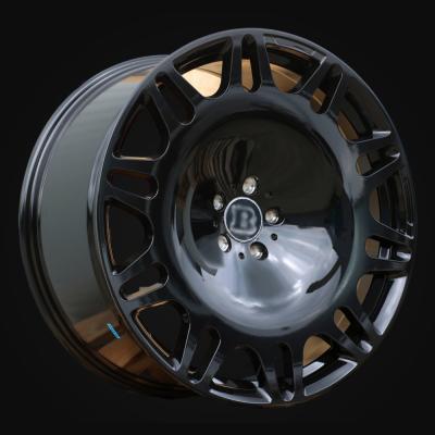 Wheel R22x10.5J  5X112  ET  38  66.6  XE629  Black (BL)  For MER  (P2)  (HYBRID FORGED New BRABUS (Front+Rear))