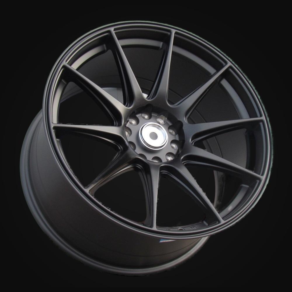 Wheel R19x8.5J  10X114/120  ET  20  74.1  XF266  Black Half Matt (BLHM)  For RACIN  (K4)  ((AKC 110 Eur) REAR+FRONT)