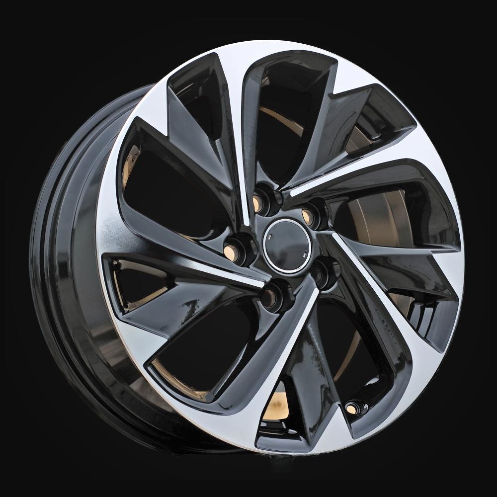 Wheel R17x7J  5X114.3  ET  50  60.1  XFE89  (BYD2010)  Black Polished (MB)  For TOYOT  (Z2+Z1)