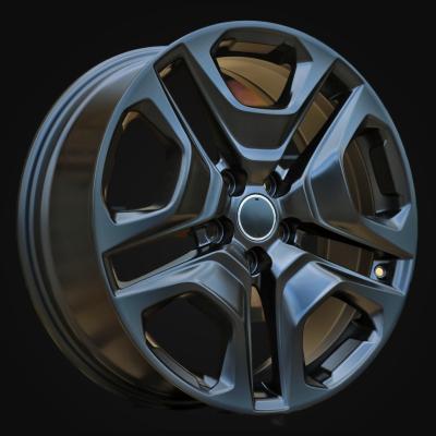 Wheel R19x7.5J  5X114.3  ET  40  60.1  Y0113  Black Half Matt (BLHM)  For TOYOT  (K2+P2)