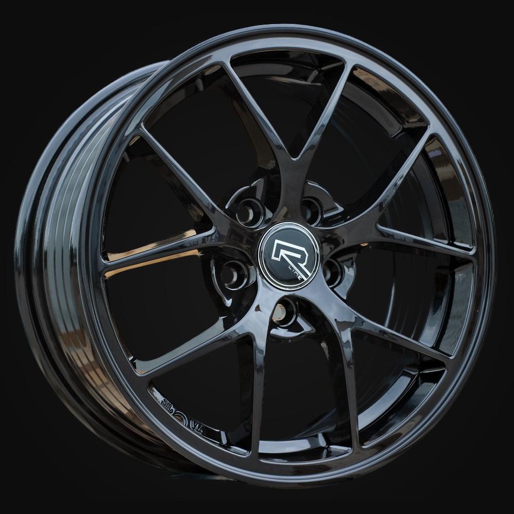 Wheel R15x6.5J  5X100  ET  40  57.1  Y0134  Black (BL)  For RACIN  (R)