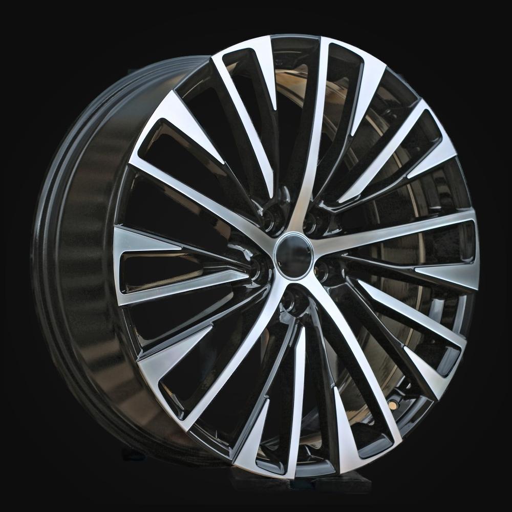 Wheel R21x9J  5X114.3  ET  30  60.1  Y1118  (HP952)  Black Polished (MB)  For LEX  (Z5)  ((AKC 160 Eur)(RX AL20) HYBRID FORGED(Nuts 12x1.5J))