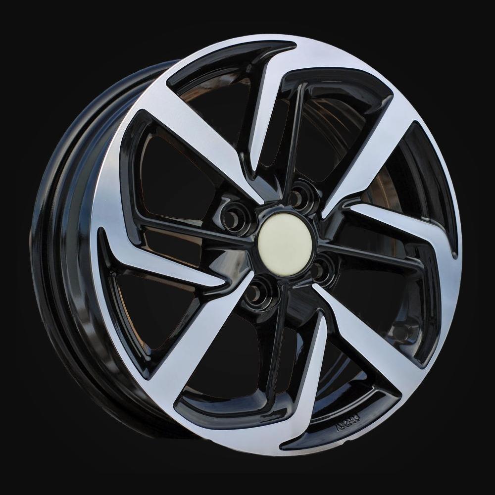 Wheel R14x5J  4X100  ET  41  54.1  Y1126  Black Polished (MB)  For HYUND  (R)  (NEW Model)