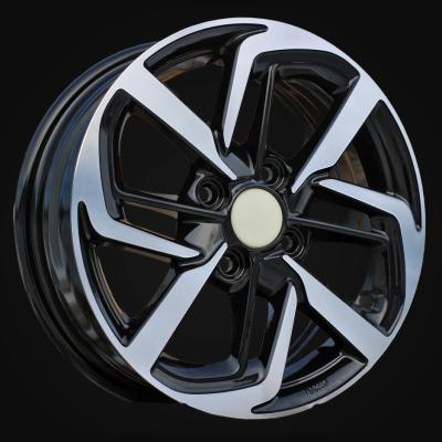 Wheel R14x5J  4X100  ET  41  54.1  Y1126  Black Polished (MB)  For HYUND  (R)  (NEW Model)