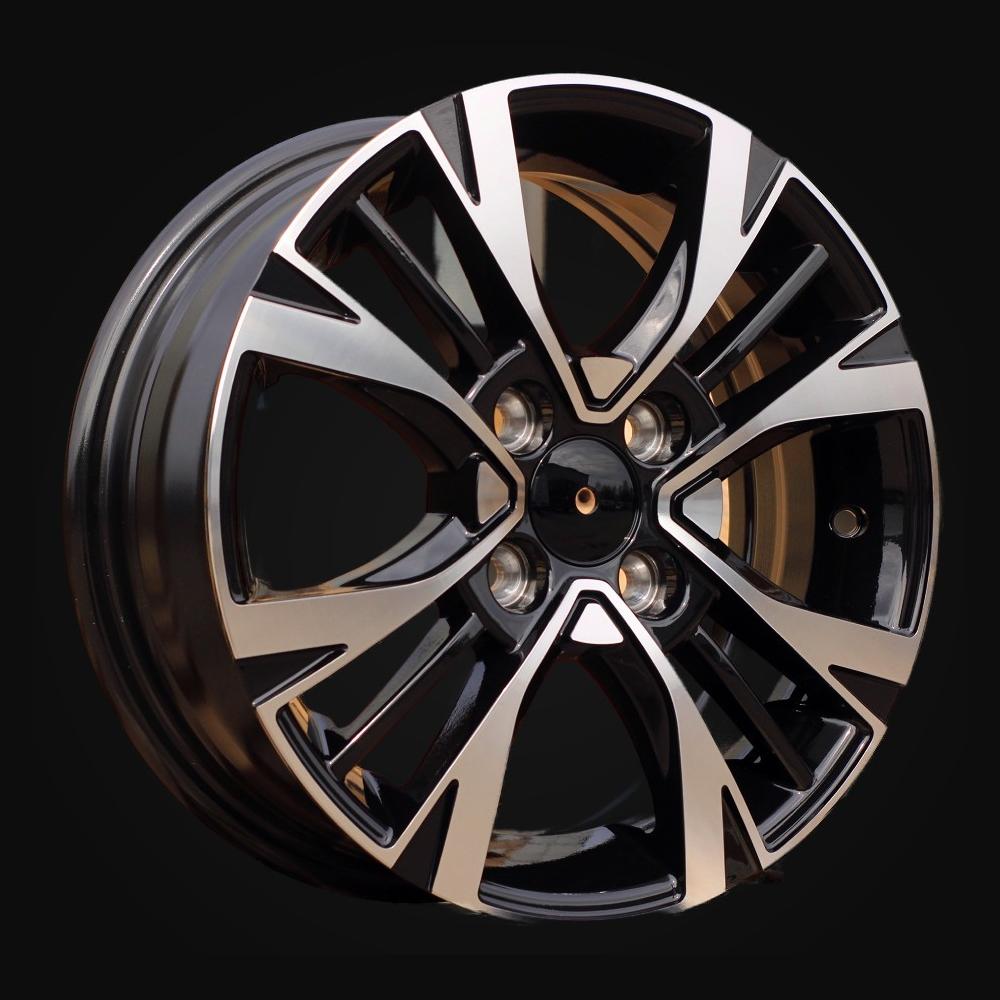 Wheel R14x5.5J  4X100  ET  40  54.1  Y1127  (L2285)  Black Polished (MB)  For KIA  (P1)