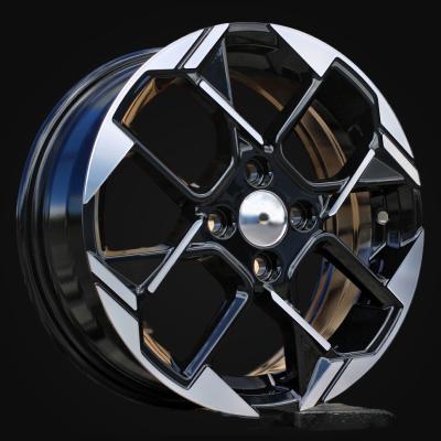 Wheel R14x5.5J  4X100  ET  40  54.1  Y1184  Black Polished (MB)  For KIA  (R)