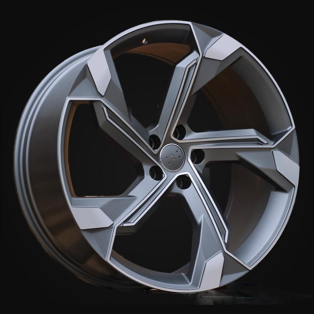 Wheel R18x8J  5X112  ET  40  66.5  Y1201  (IN5633)  Grey Polished (MG)  For AUD  (K8)