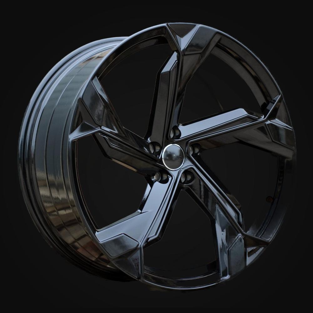 Wheel R23x10J  5X112  ET  15  66.5  Y1201  (FBX150J)  Black (BL)  For AUD  (Z5)  (HYBRID FORGED)