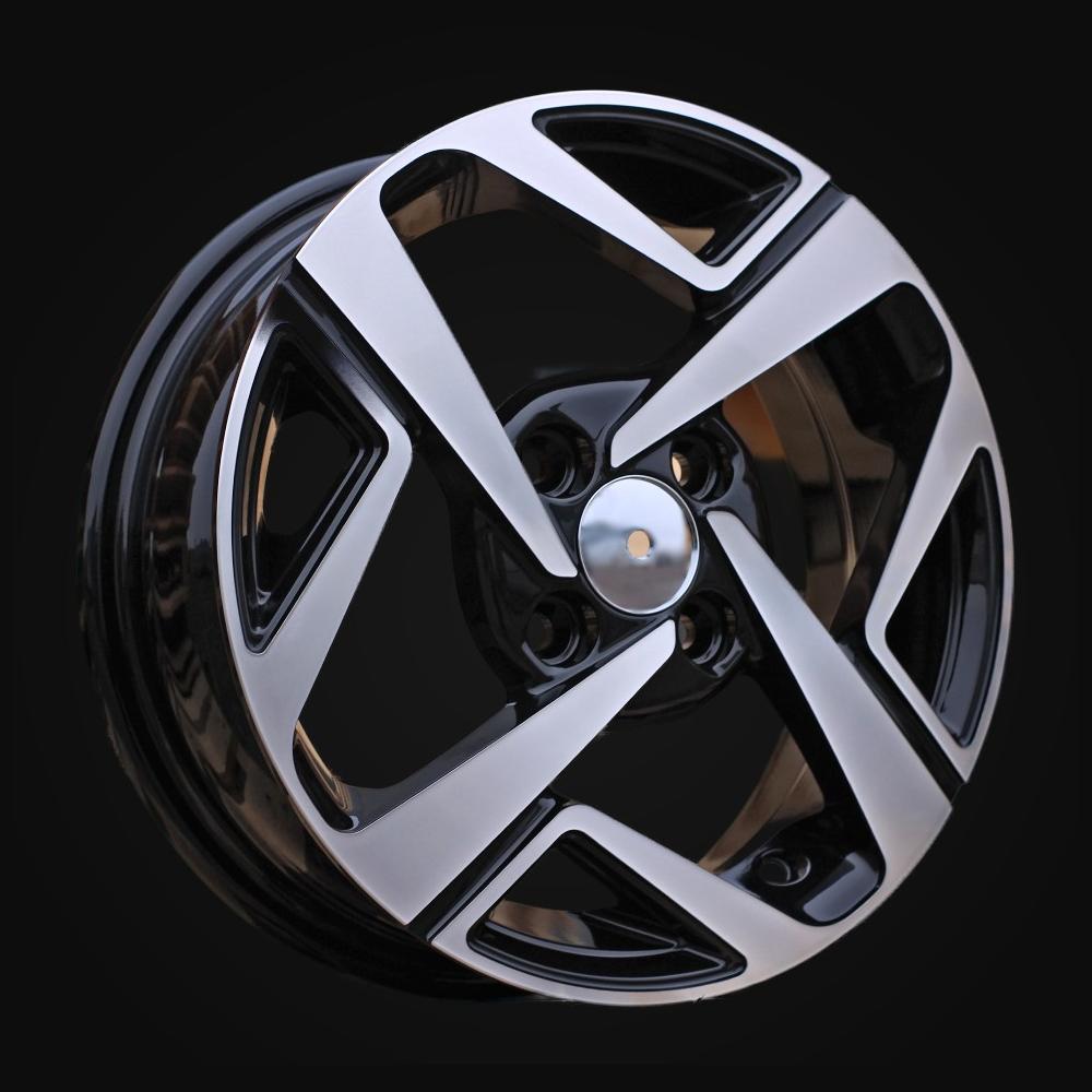 Wheel R14x5J  4X100  ET  41  54.1  Y1245  Black Polished (MB)  For HYUND  (R)