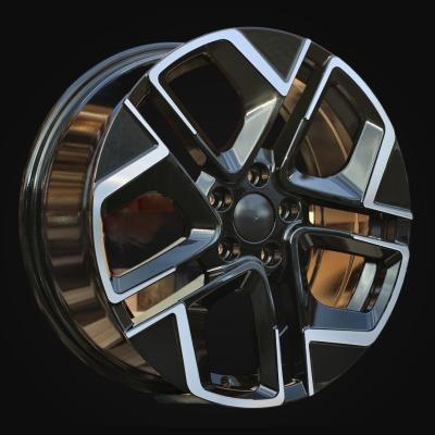 Wheel R17x7.5J  5X112  ET  51  57.1  Y1258  Black Polished (MB)  For VW  (P)