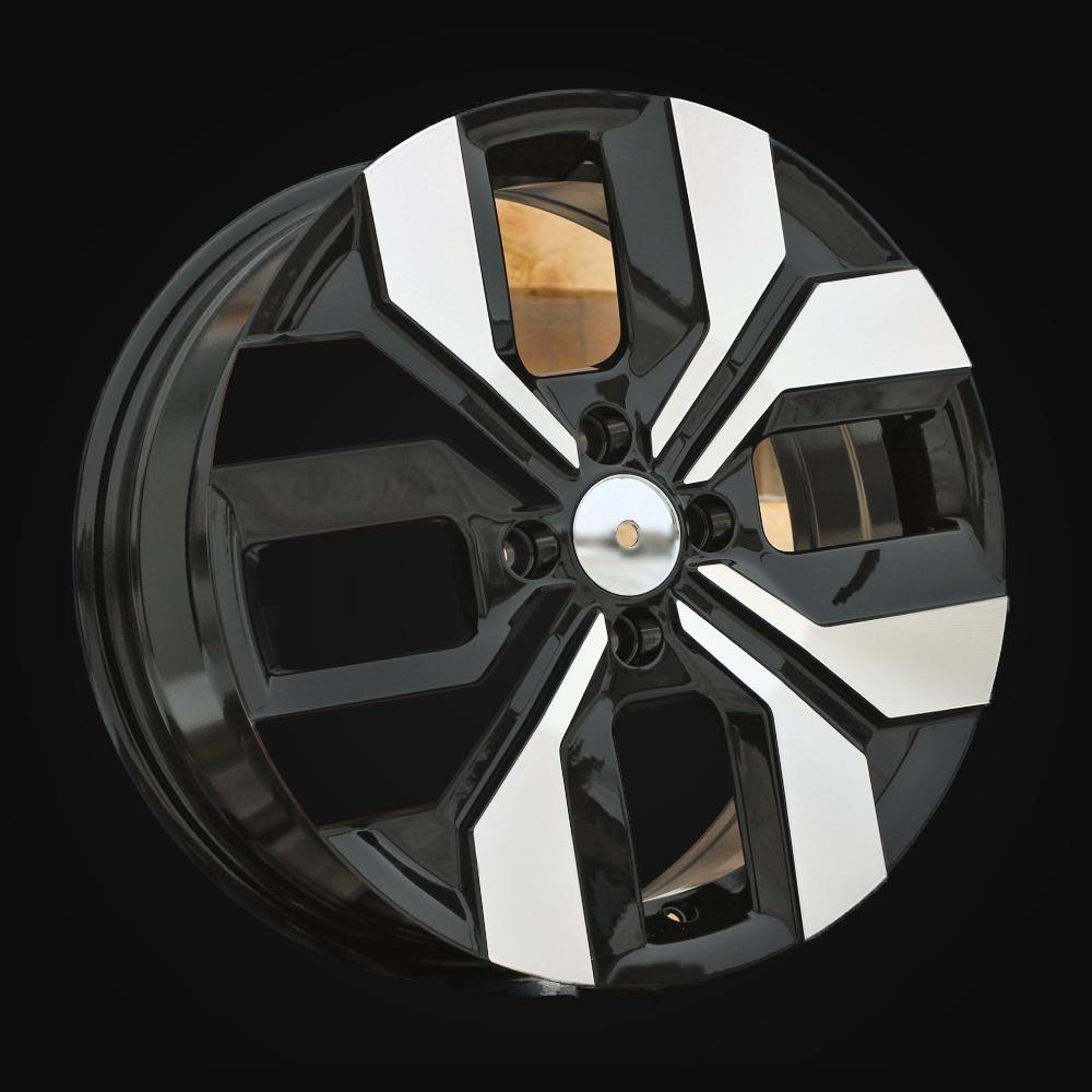 Wheel R15x6.5J  4X100  ET  40  60.1  Y1392  Black Polished (MB)  For DACIA  (Z7)  (NEW Model)