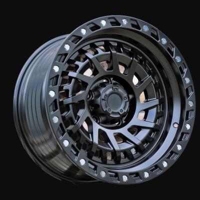 Llanta R17x9J  5X127  ET  M5  78.1  FBX463J  Black Half Matt (BLHM)  For 4X4