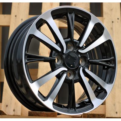 Ratlankis R14x5.5J  4X100J  ET  40  54.1  I0360  Black Polished (MB)  For TOYOT  (K7)