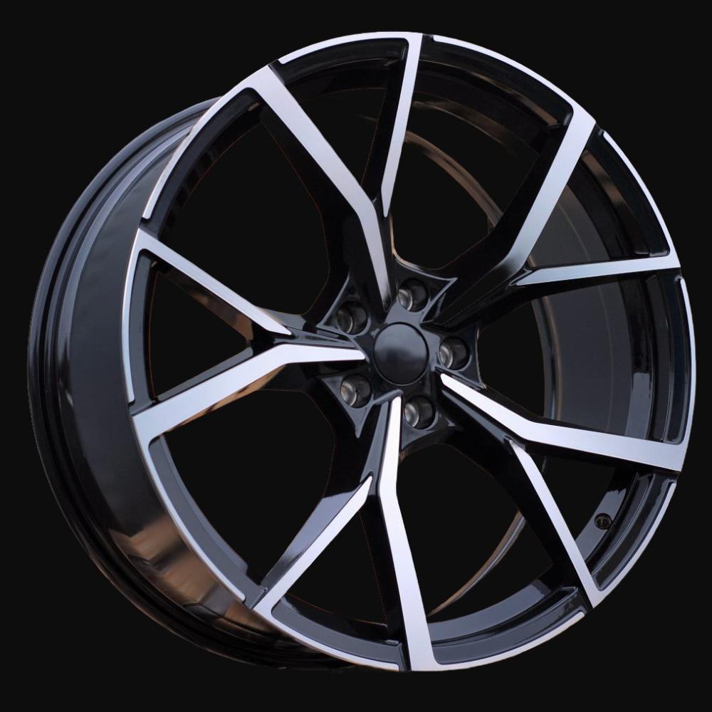 Cerchio R19x8J  5X112  ET  28  66.6  B5801  (FBX256J)  Black Polished (MB)  For VW