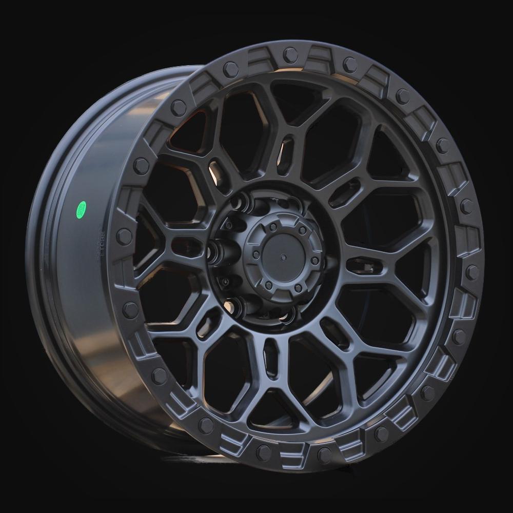 Wheel R16x8J  6X139.7  ET  0  106.1  FBX317J  Black Matt (BM)  For 4X4  (K3)  (HYBRID FORGED)