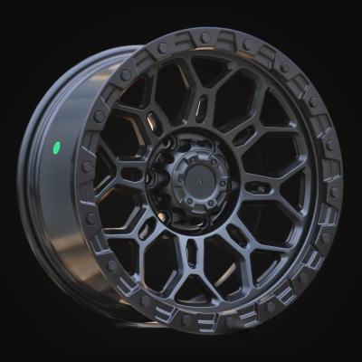 Wheel R16x8J  6X139.7  ET  0  106.1  FBX317J  Black Matt (BM)  For 4X4  (K3)  (HYBRID FORGED)