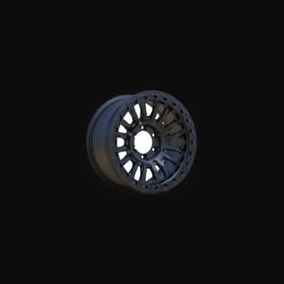 Wheel R17x8.5J  5X127  ET  M6  78.1  FBX462J  Black Half Matt (BLHM)  For 4X4