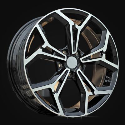 Wheel R18x7.5J  5X114.3  ET  51  67.1  FE190  (YF5690)  Black Polished (MB)  For KIA  (K7)  (HYBRID FORGED)