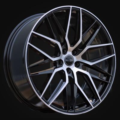 Wheel R18x8J  5X114.3  ET  40  73.1  HX035J  (B5902)  Black Polished (MB)  For HAXER  (K4+P+K2)
