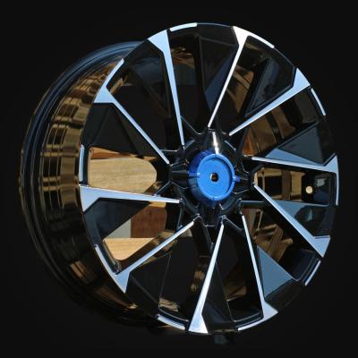 Wheel R16x6.5J  4X100  ET  37  60.1  I2102  (HF2102)  Black Polished (MB)  For RENAU  (Z5+Z7)  (HYBRID FORGED)