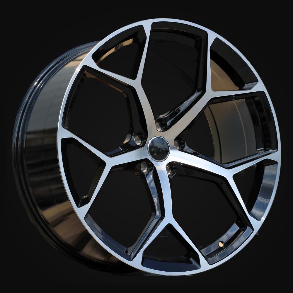 Wheel R19x8.5J  5X112  ET  40  66.5  I5598  (FBX112J)  Black Polished (MB)  For AUD  (K7)  (HYBRID FORGED)