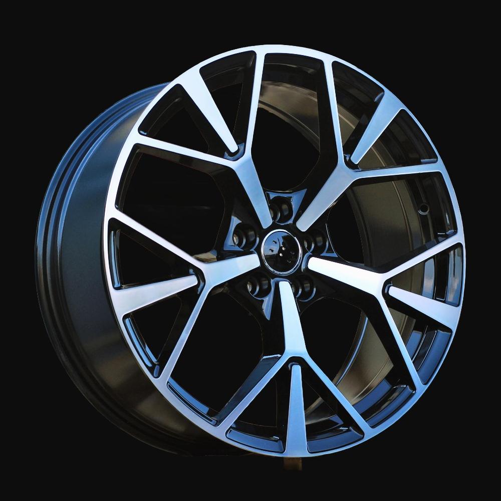 Cerchio R20x8.5J  5X112  ET  38  57.1  3S1385  (IN3624F)  Black Polished (MB)  For AUD