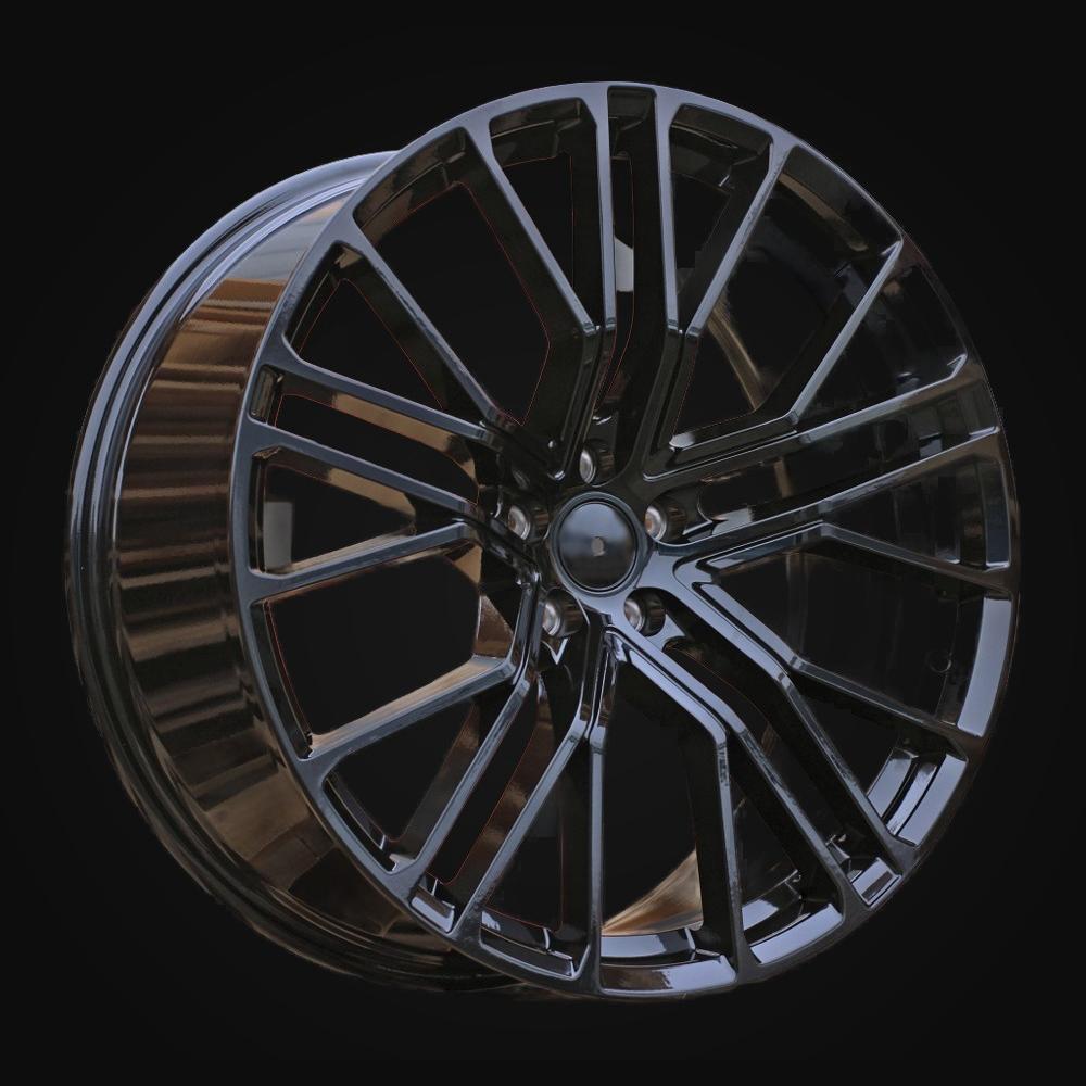 Ratlankis R22x9.5J  5X112  ET  26  66.5  I0410  (HF5195)  Black (BL)  For AUD  (Z5)  (HYBRID FORGED)