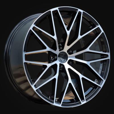 Wheel R21x10J  5X112  ET  19  66.5  3S1067  Black Polished (MB)  For PORCH  (K4)  (HYBRID FORGED(Rear+Front))