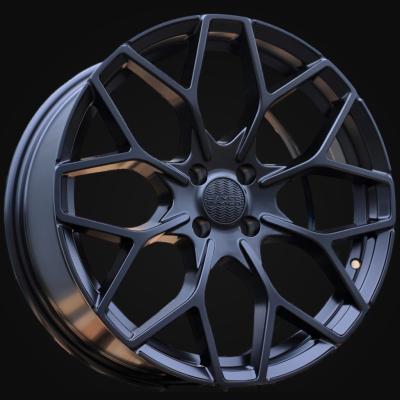 Wheel R16x5.5J  4X100  ET  30  60.1  B1449  Black Half Matt (BLHM)  For SMART  (Z4)  (HAXER Front+Rear)