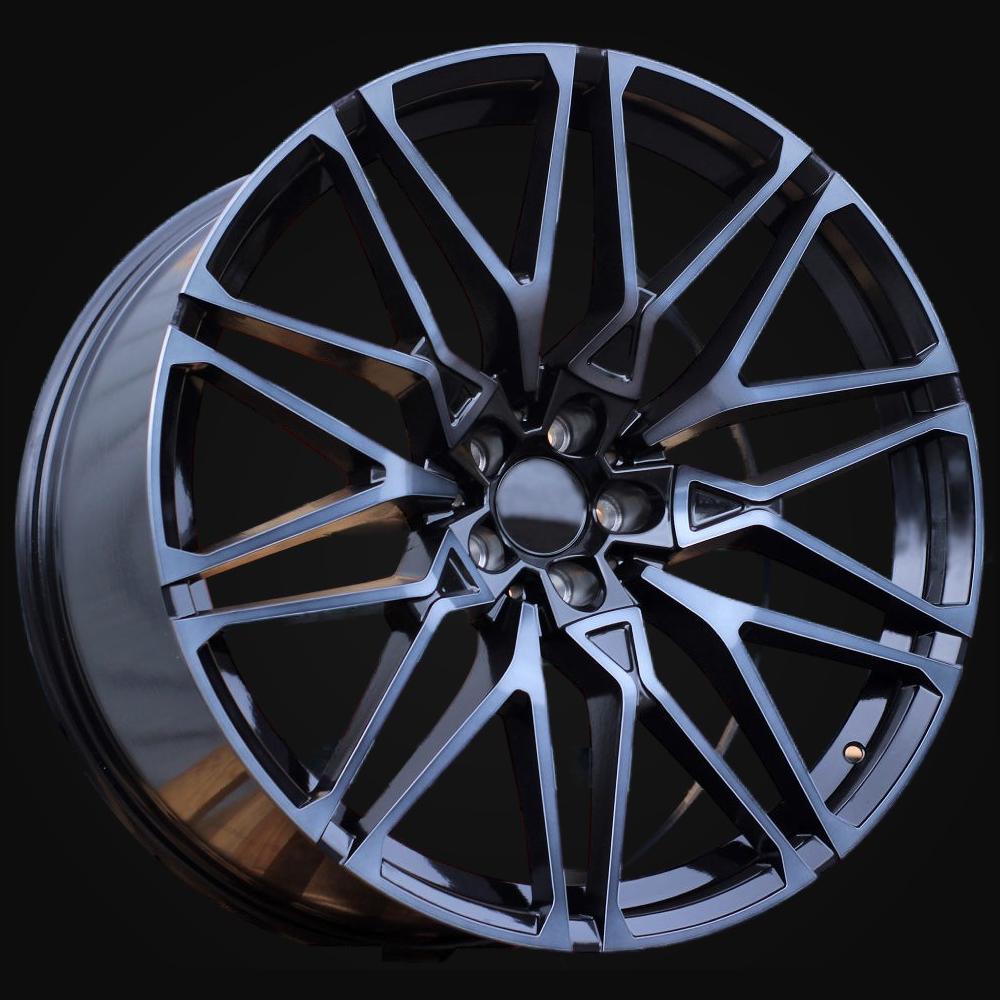Wheel R21x10J  5X120  ET  40  74.1  B5771  Black+Tinted Face (BLTF)  For BMW  (P)  (Rear+Front)