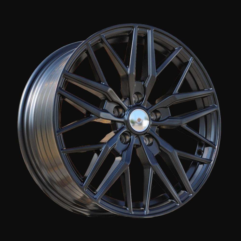 Cerchio R18x8J  5X120  ET  50  65.1  HF5230  (YF0492)  Black Half Matt (BLHM)  For VW  (Z6)  (HYBRID FORGED 1050kg)
