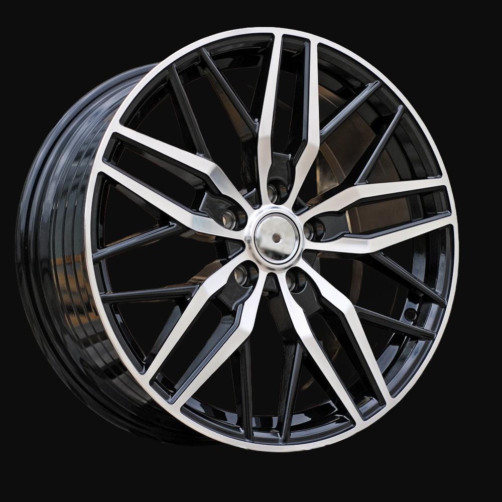 Cerchio R18x8J  5X120  ET  50  65.1  HF5230  (YF0492)  Black Polished (MB)  For VW  (Z6)  (HYBRID FORGED 1050kg)