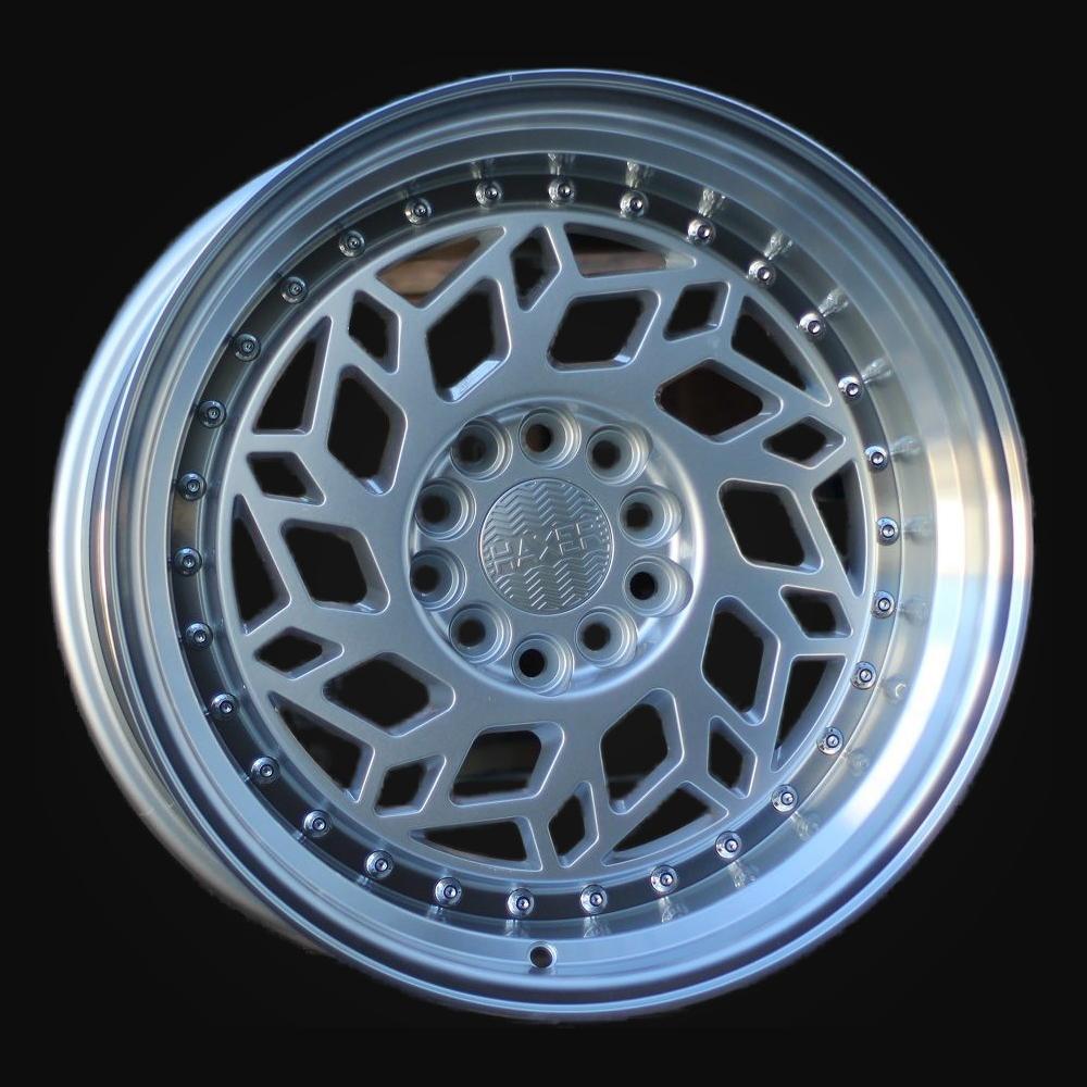 Wheel R17x8J  10X112/120  ET  30  74.1  HX027J  Silver+Polished Lip (SP)  For HAXER  (R)