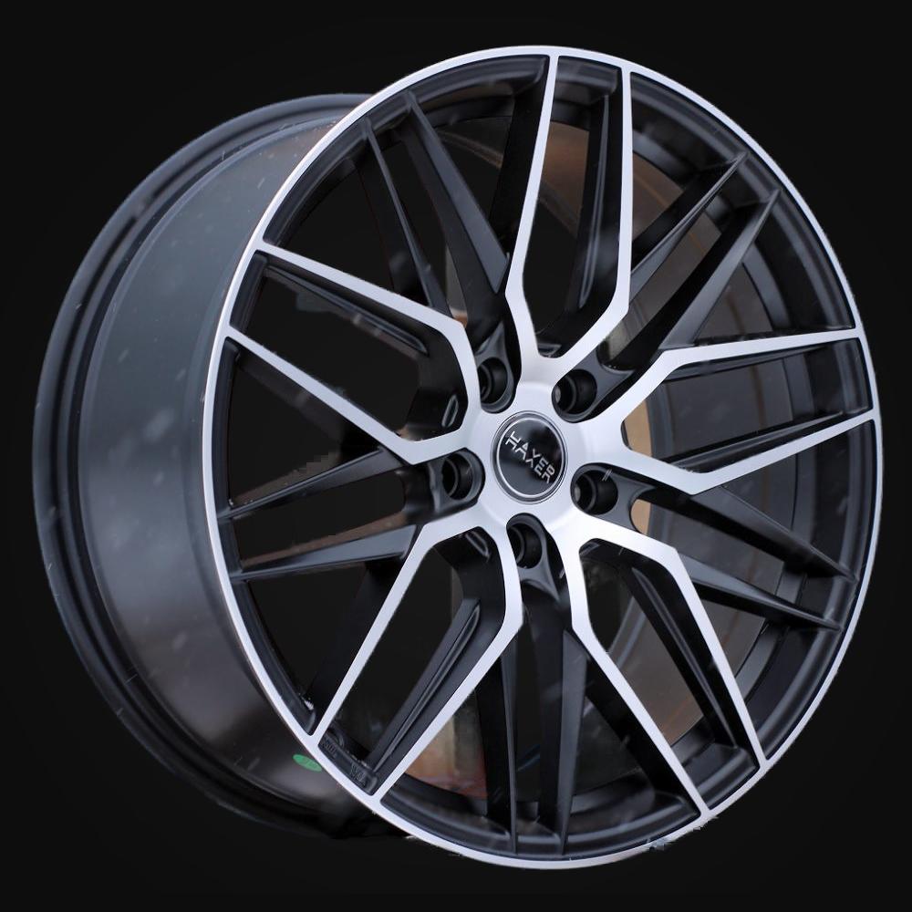 Wheel R19x8.5J  5X114.3  ET  40  73.1  HX035J  (B5902)  Black Polished Half Matt (MBHM)  For HAXER  (P2+K4)