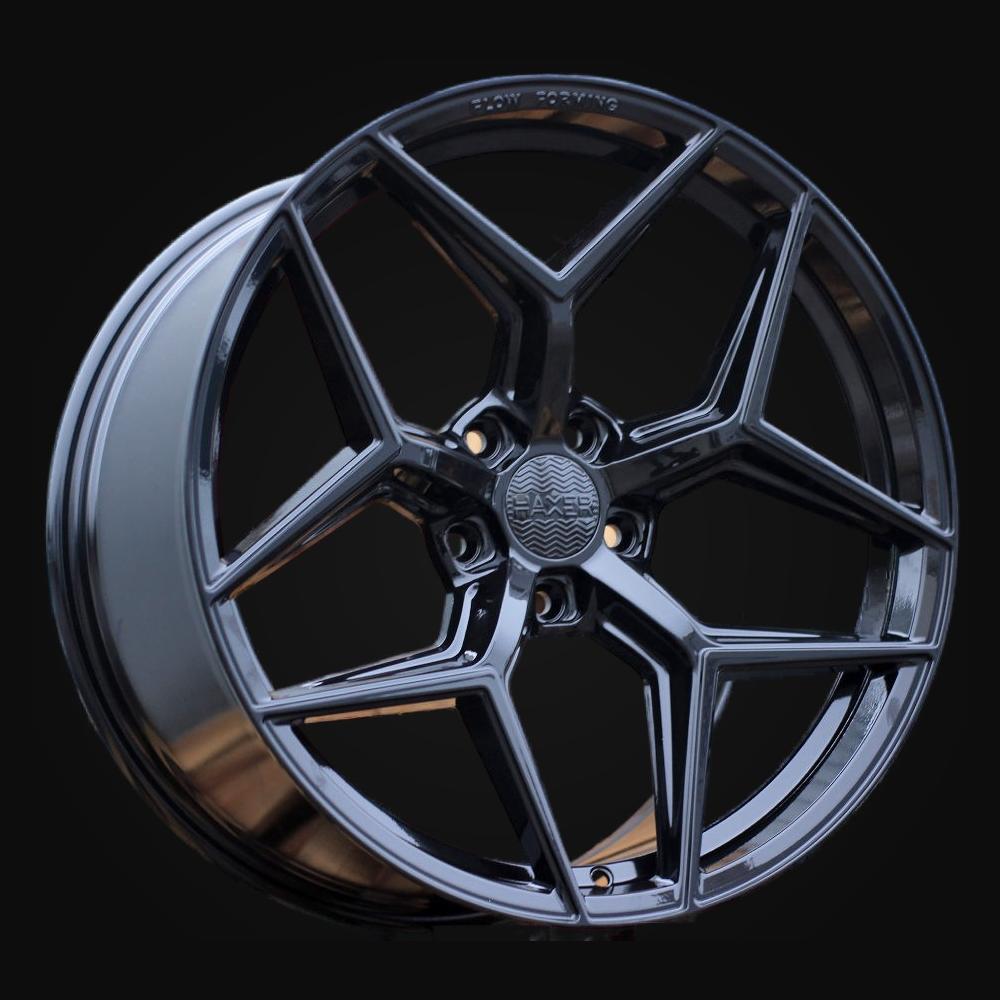 Wheel R20x8.5J  5X112  ET  25  66.5  HX04JF  Black (BL)  For HAXER  (Z4)  (HYBRID FORGED (Max Load 815kg.))