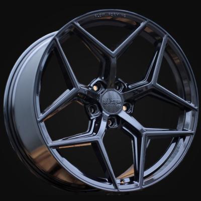 Wheel R20x8.5J  5X112  ET  25  66.5  HX04JF  Black (BL)  For HAXER  (Z4)  (HYBRID FORGED (Max Load 815kg.))