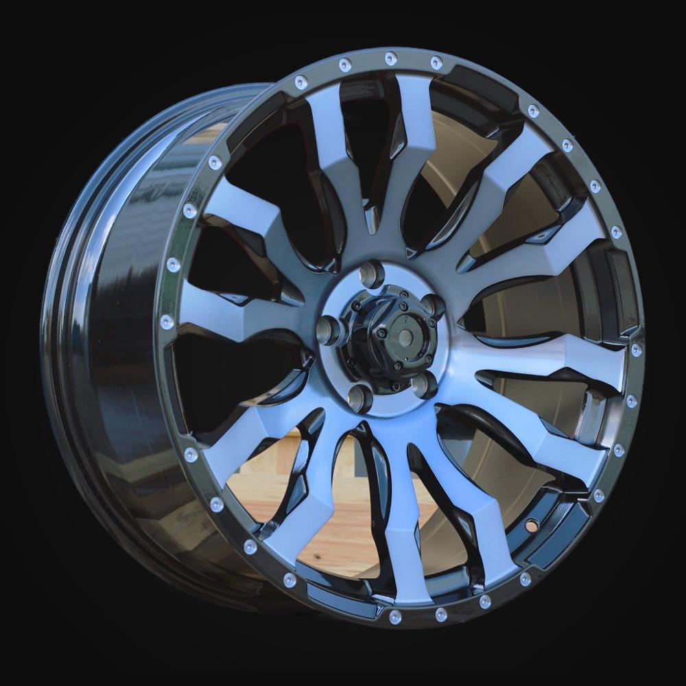 Wheel R18x8.5J  6X139.7  ET  25  106.1  I0215B  Black+Double Tinted Face (BLDTF)  For 4X4  (K7)