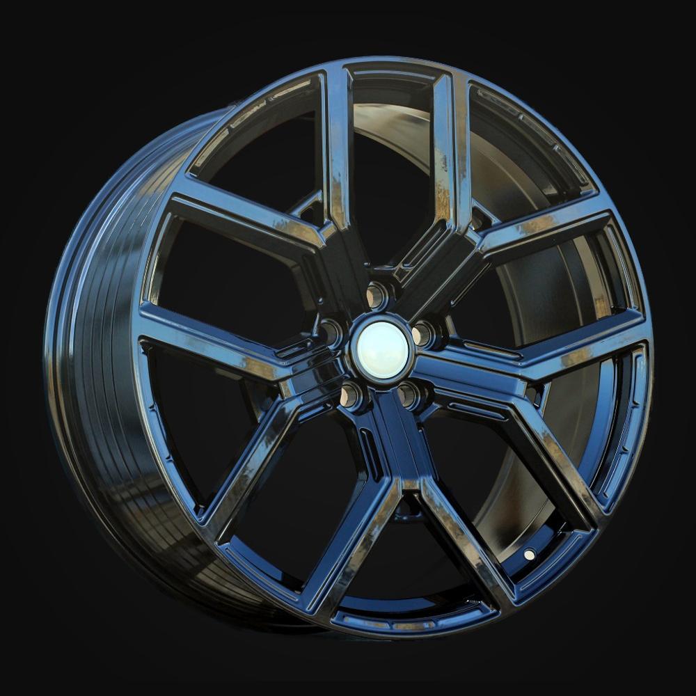 Wheel R22x10J  5X120  ET  40  72.6  I5562  (FL5562)  Gloss Black (GB)  For LAND  (K3)  (HYBRID FORGED)