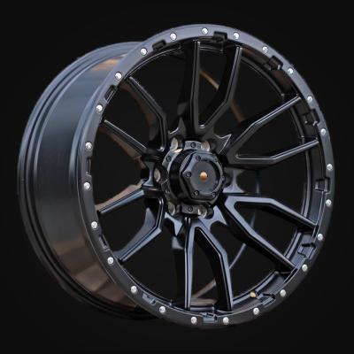 Wheel R20x9J  6X139.7  ET  12  110.1  I6098  Black Half Matt (BLHM)  For 4X4  (K8)