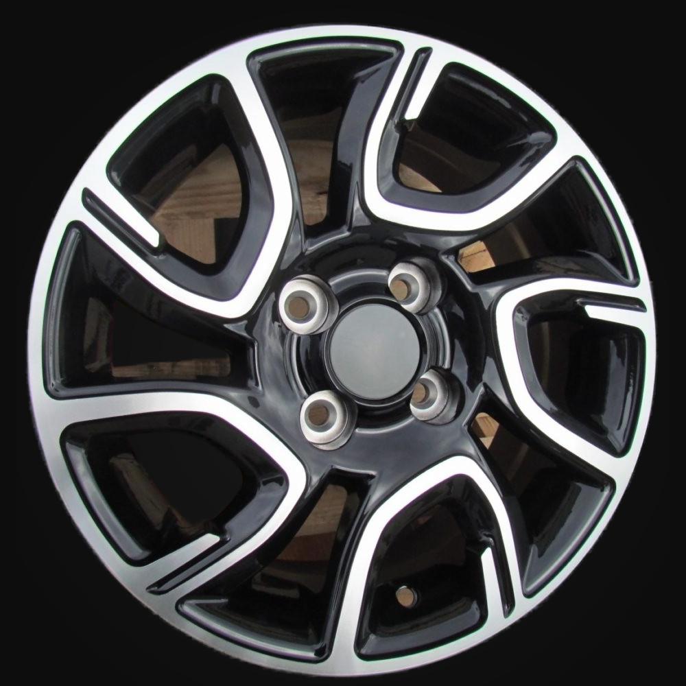 Wheel R14x6J  4X100  ET  35  54.1  XE186  Black Polished (MB)  For KIA  (R)
