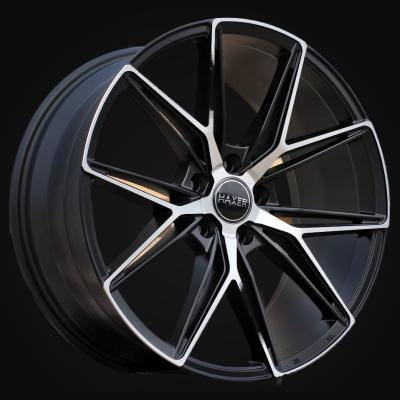 Wheel R19x8.5J  5X114.3  ET  40  73.1  HX043J  Black Polished Half Matt (MBHM)  For HAXER  (K4)  ((AKC 105 Eur))