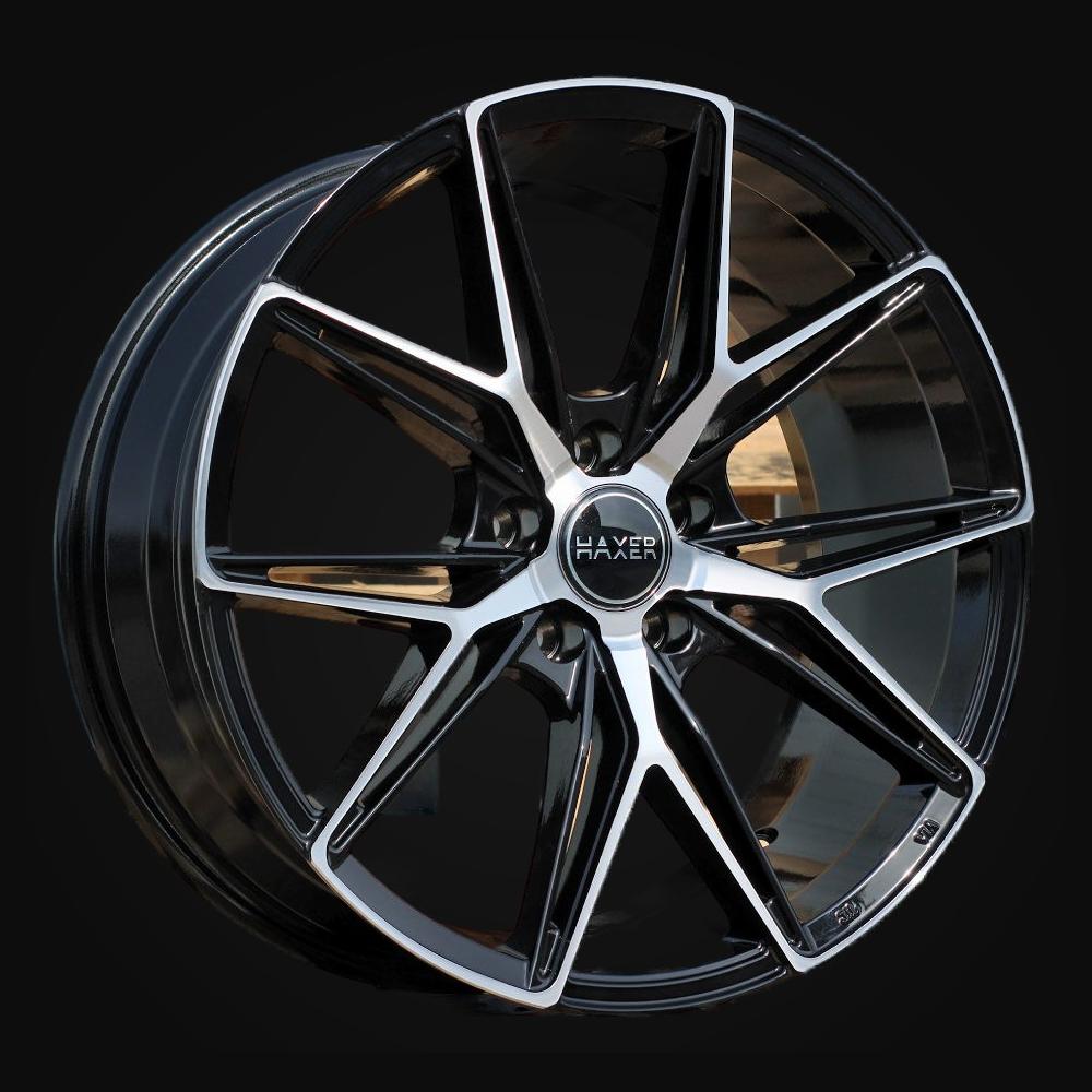 Wheel R18x8J  5X120  ET  40  72.6  HX043J  Black Polished (MB)  For HAXER  (K2)  ((AKC 80 Eur))