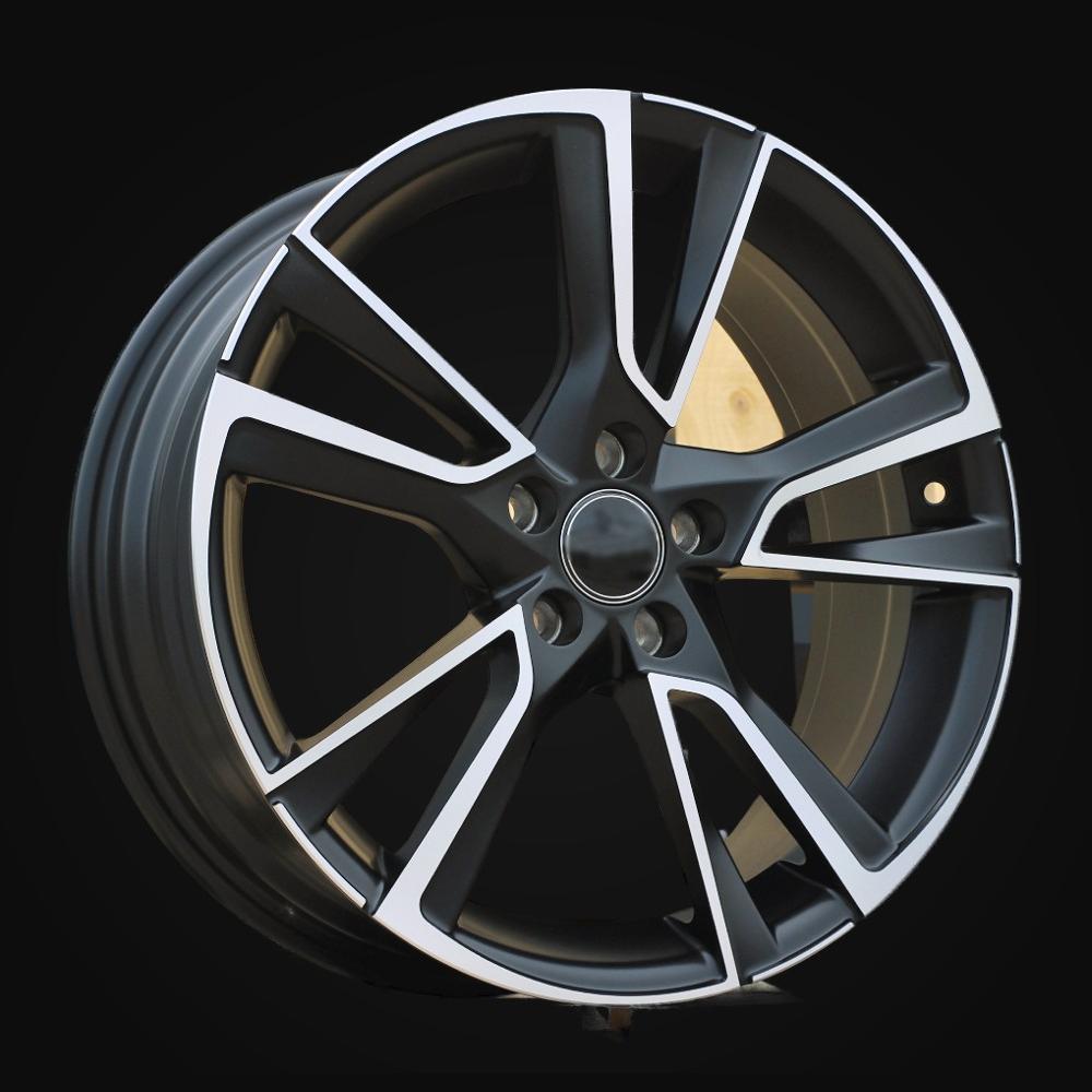 Wheel R17x7J  5X100  ET  46  57.1  IN3627F  (YF5767)  Black Polished Half Matt (MBHM)  For SKODA  (Z5)  (HYBRID FORGED)