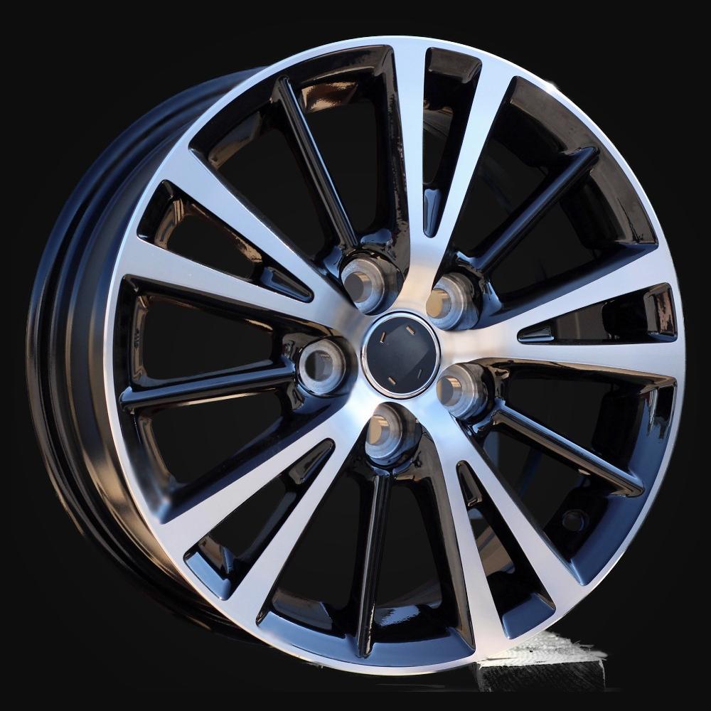 Wheel R15x6J  5X100  ET  39  54.1  L1051  (IN0099)  Black Polished (MB)  For TOYOT  (Z6+P2)